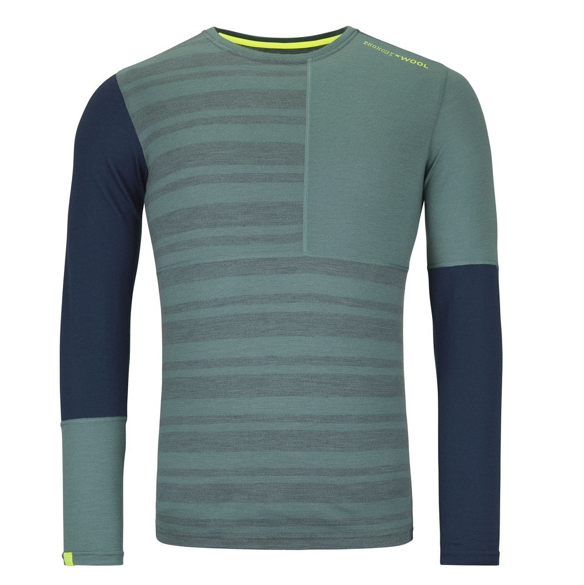 Chandail Ortovox 185 Rock'N'Wool Manche Longue - Homme