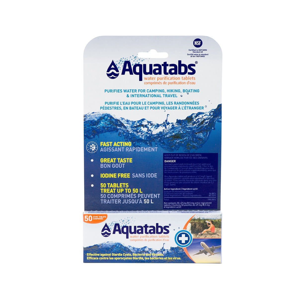 Aquatabs 50 1 Liter tablets