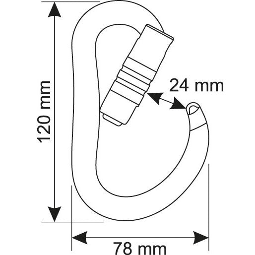 Mousqueton Camp Atom 3Lock