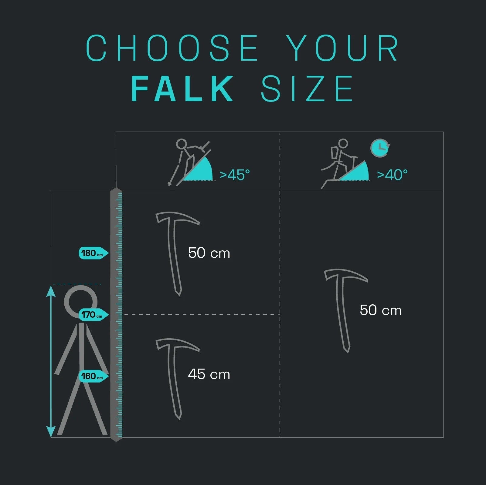 Blue Ice Falk Ice Axe