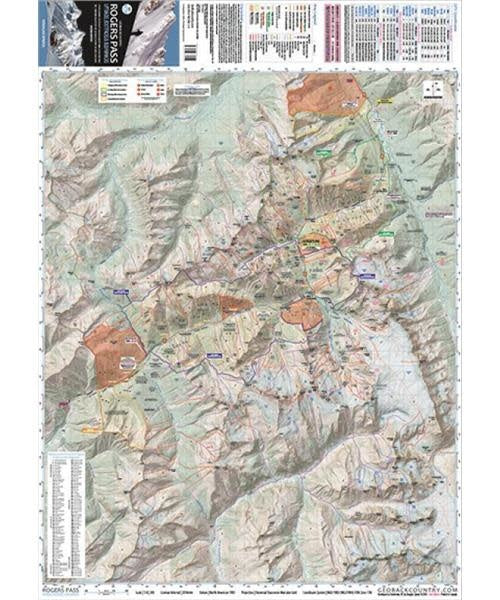 Geobackcountry Rogers Pass Map