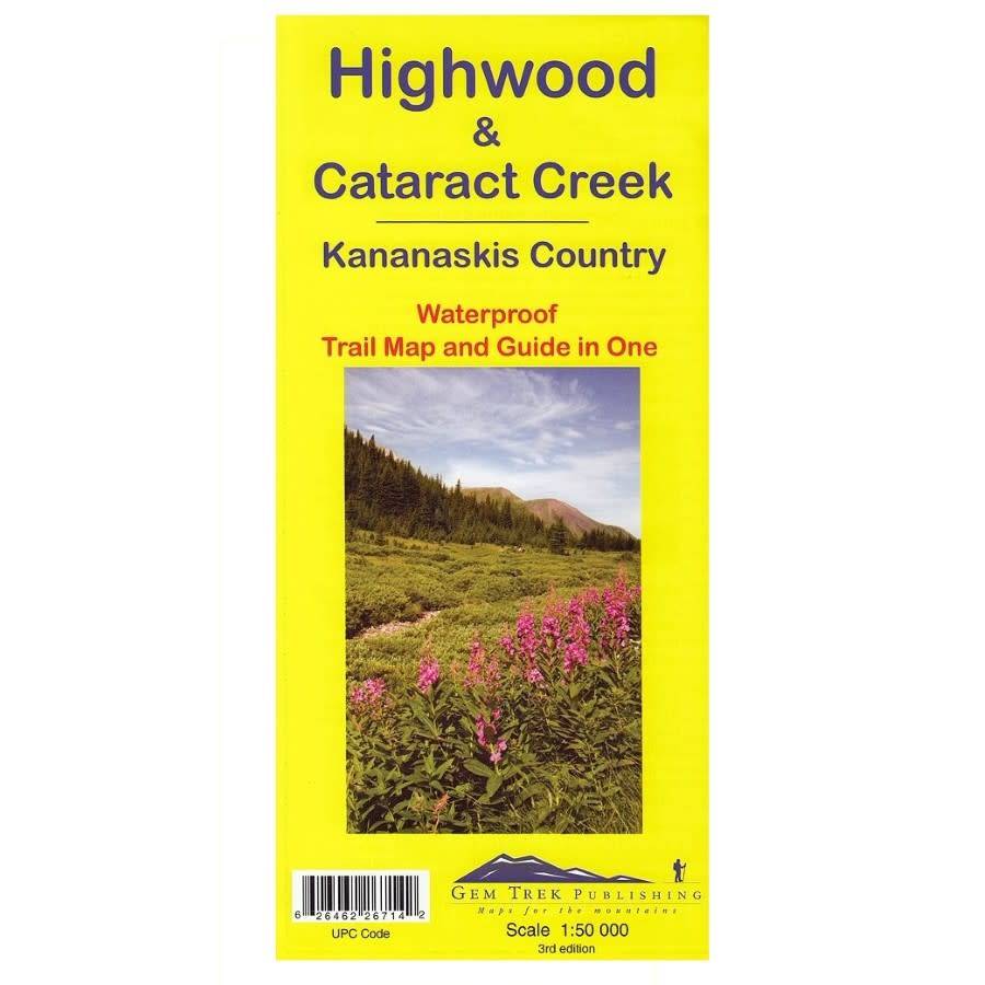 Gemtrek map Highwood & Cataract Creek