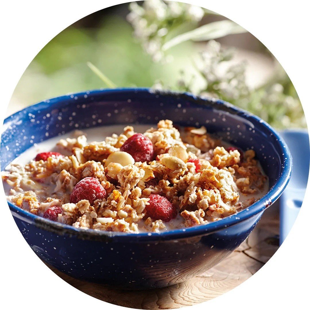 Happy Yak Raspberry + Vanilla Granola