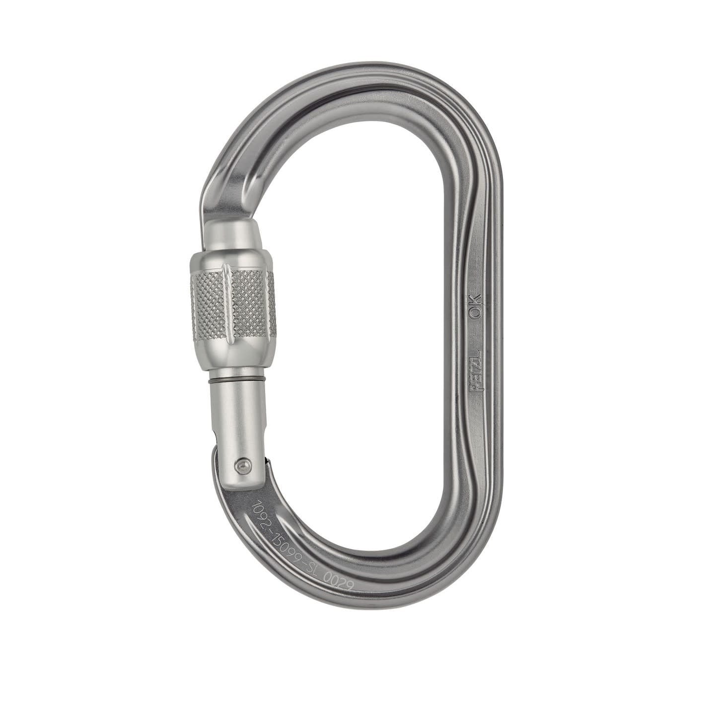 Petzl OK Oval Screw Lock Carabiner