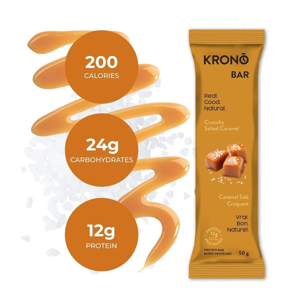 Krono Crunchy Salted Caramel Protein Bar