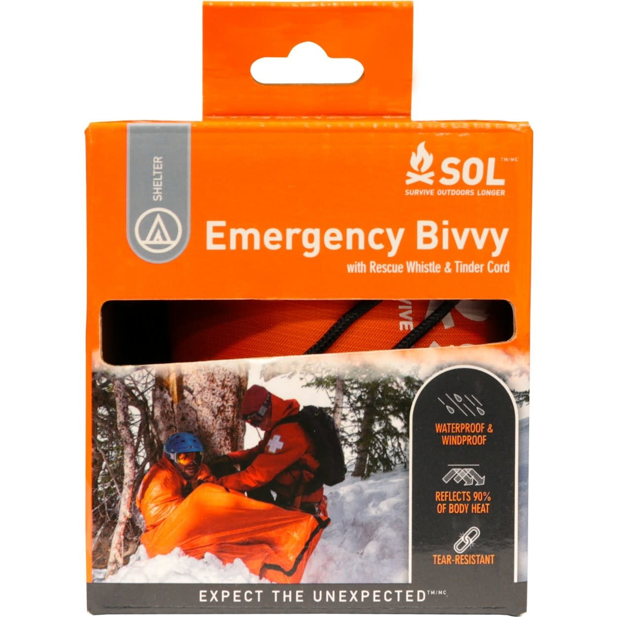 SOL Emergency Bivy with Rescue Whistle