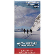 Carte Wapta Icefield and Bow Summit (en anglais)