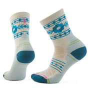 Smartwool Hike Retro Floral Mid Crew Socks - Women