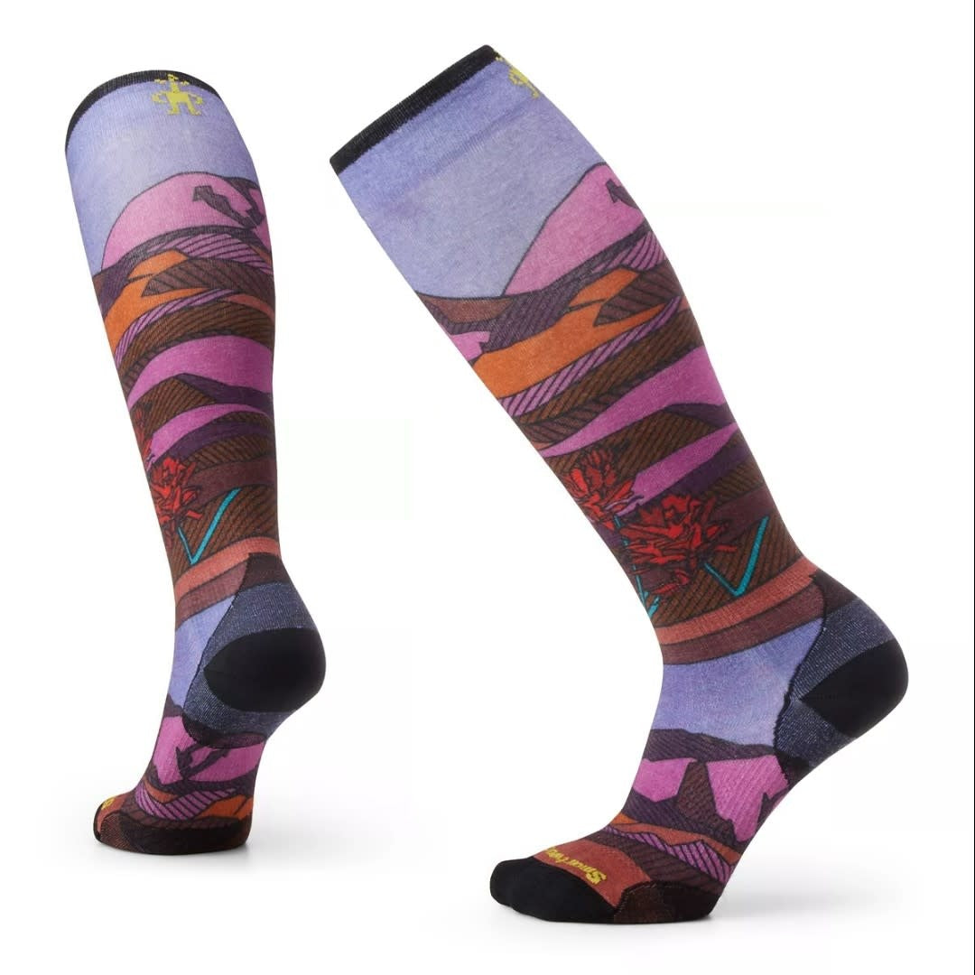 Smartwool Ski Zero Cushion Floral Print - Women