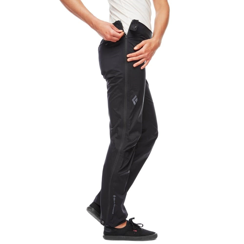 Pantalons de pluie Black Diamond Stormline Strech Full Zip - Femme