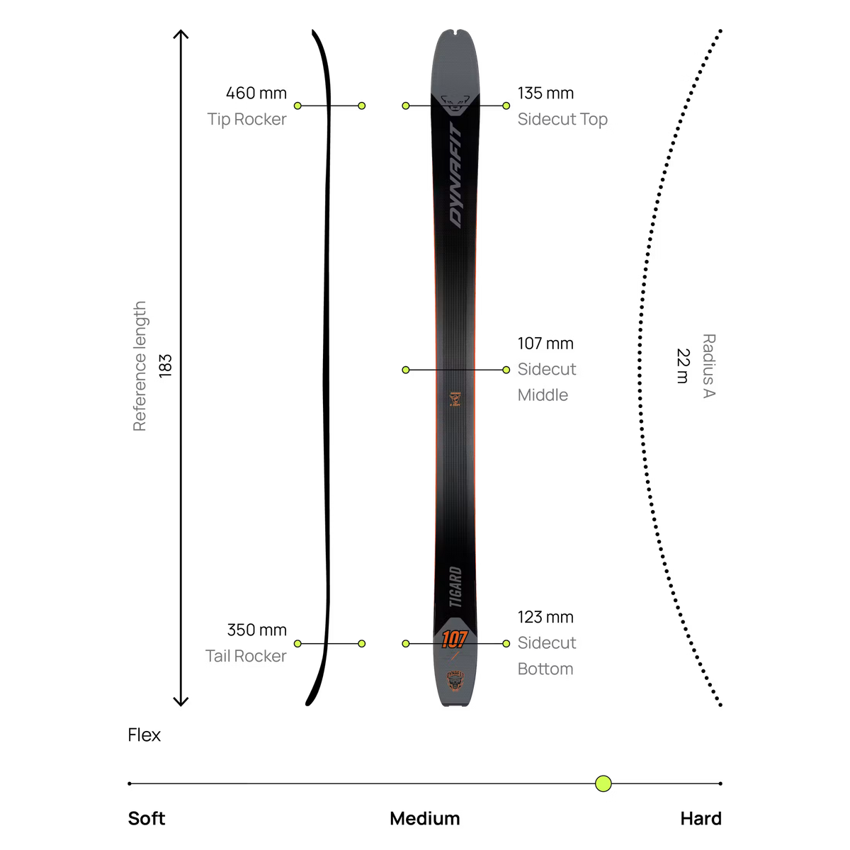 2027 Dynafit Tigard 107 Skis