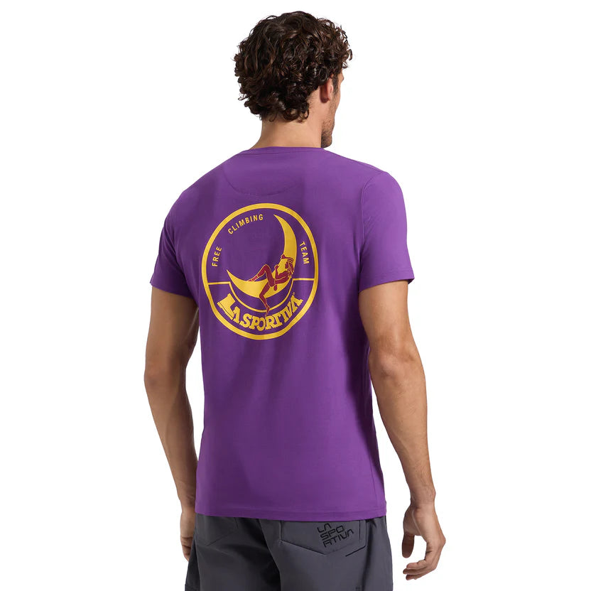 T-shirt La Sportiva Climbing On the Moon - Homme