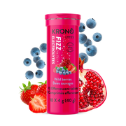 Krono Électrolytes effervescents aux baies sauvages + caféine