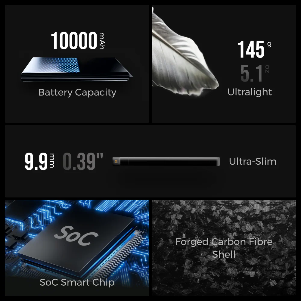 Batterie externe Flextail Zero Power 10,000 mAh
