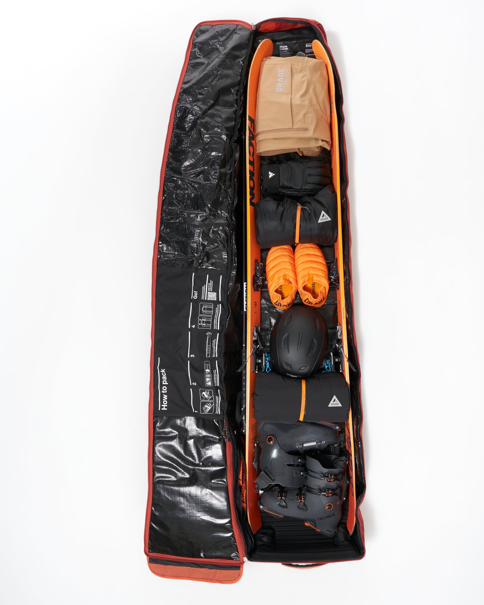 Sac à skis Orage Snow Roller Pro 127 L - Db x Orage Collab