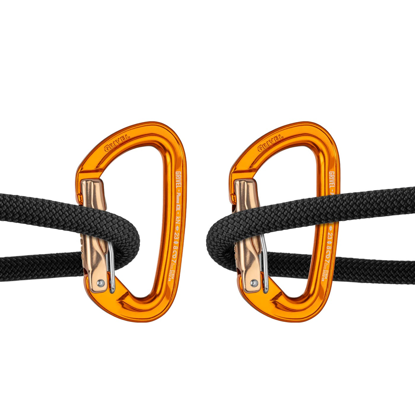 Mousqueton Grivel Plume Wire Lock K3L