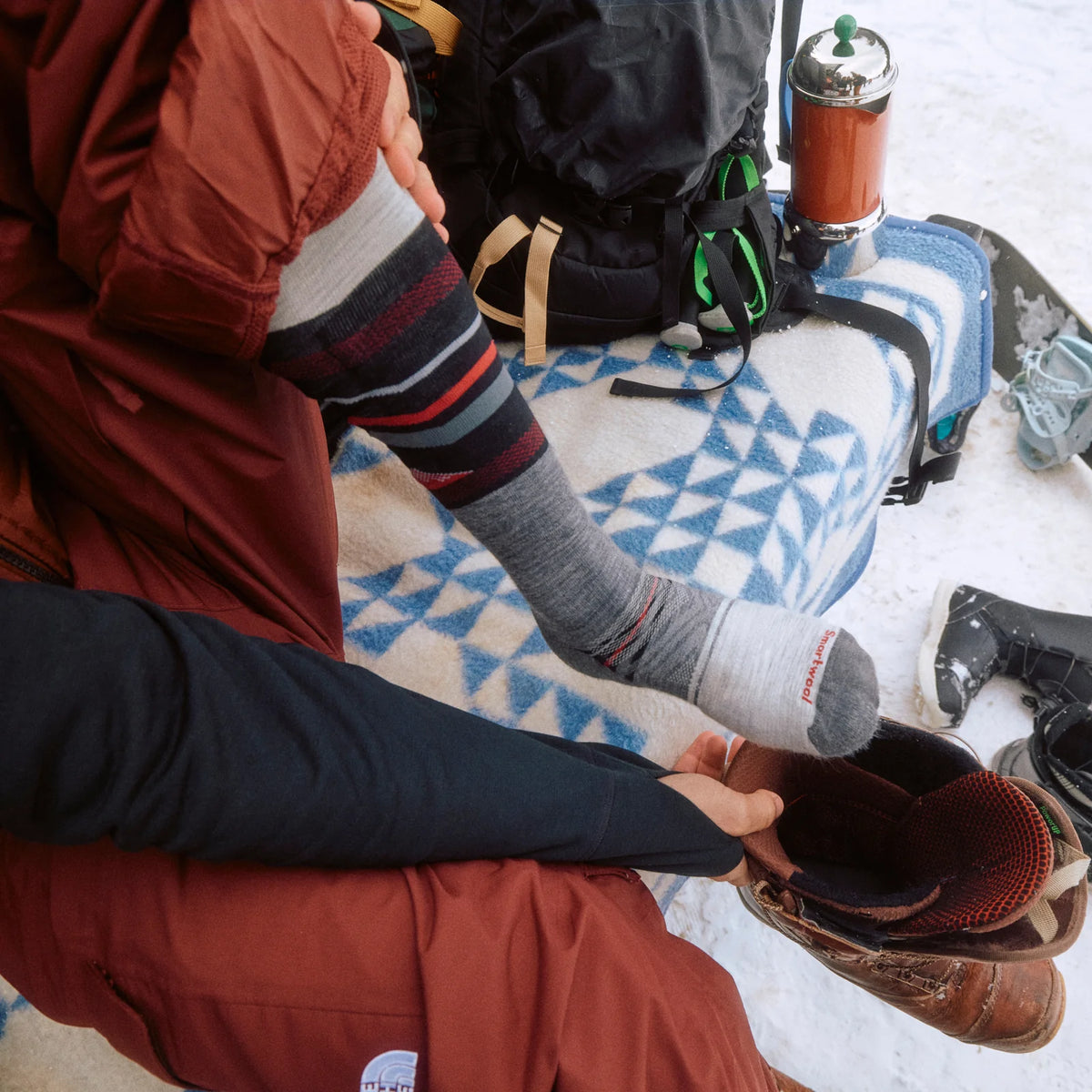 Chaussettes Smartwool Ski Targeted Cushion Expanding Horizons OTC