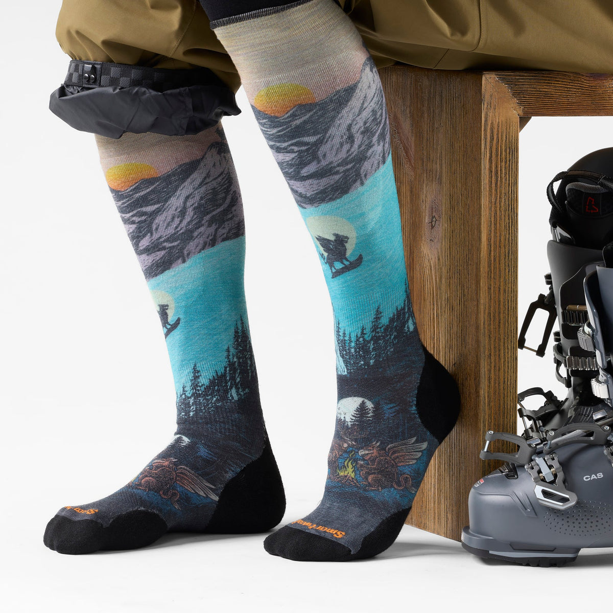 Chaussettes Smartwool Ski Targeted Cushion Winter Phase OTC