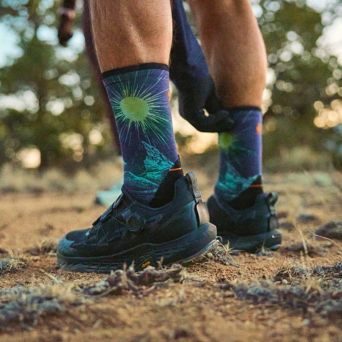 Chaussettes Smartwool Trail Run Targeted Cushion Treeline Crew
