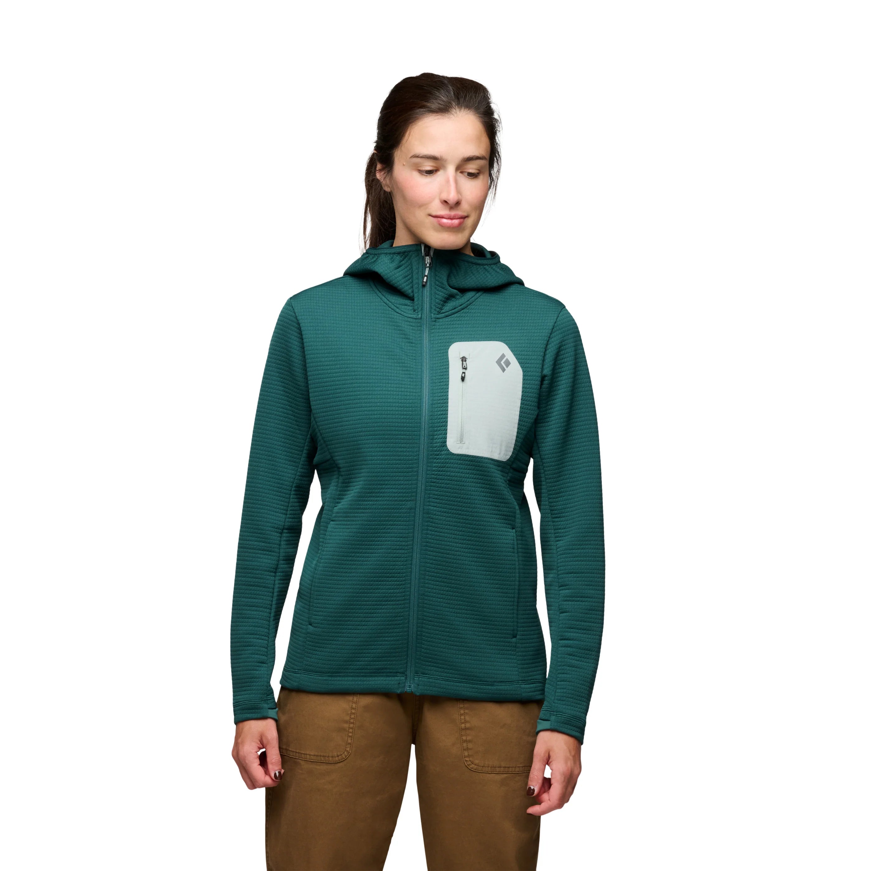 Chandail à capuchon Black Diamond Diverge Full Zip pour femme