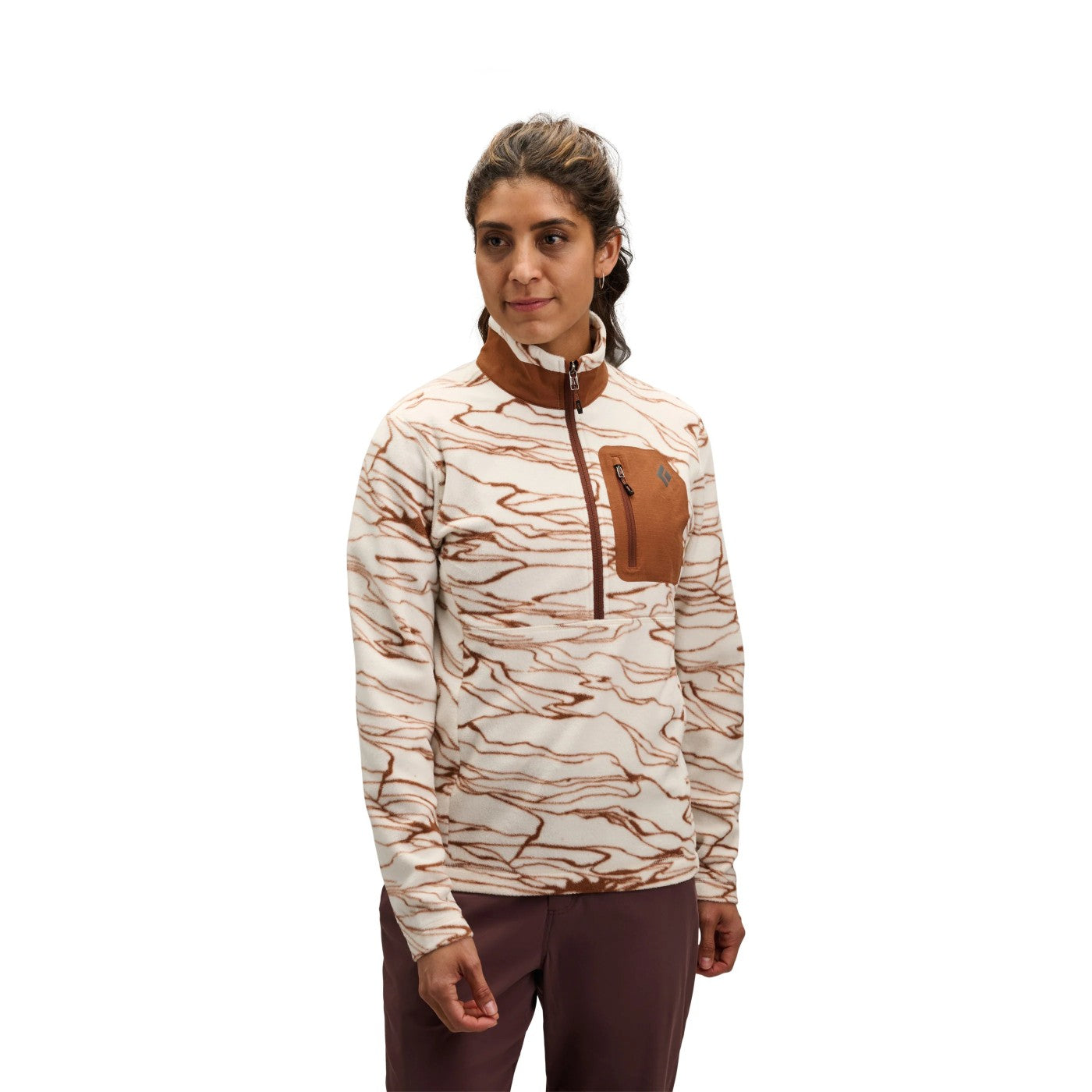 Veste polaire Black Diamond Rift à demi-zip - Femme