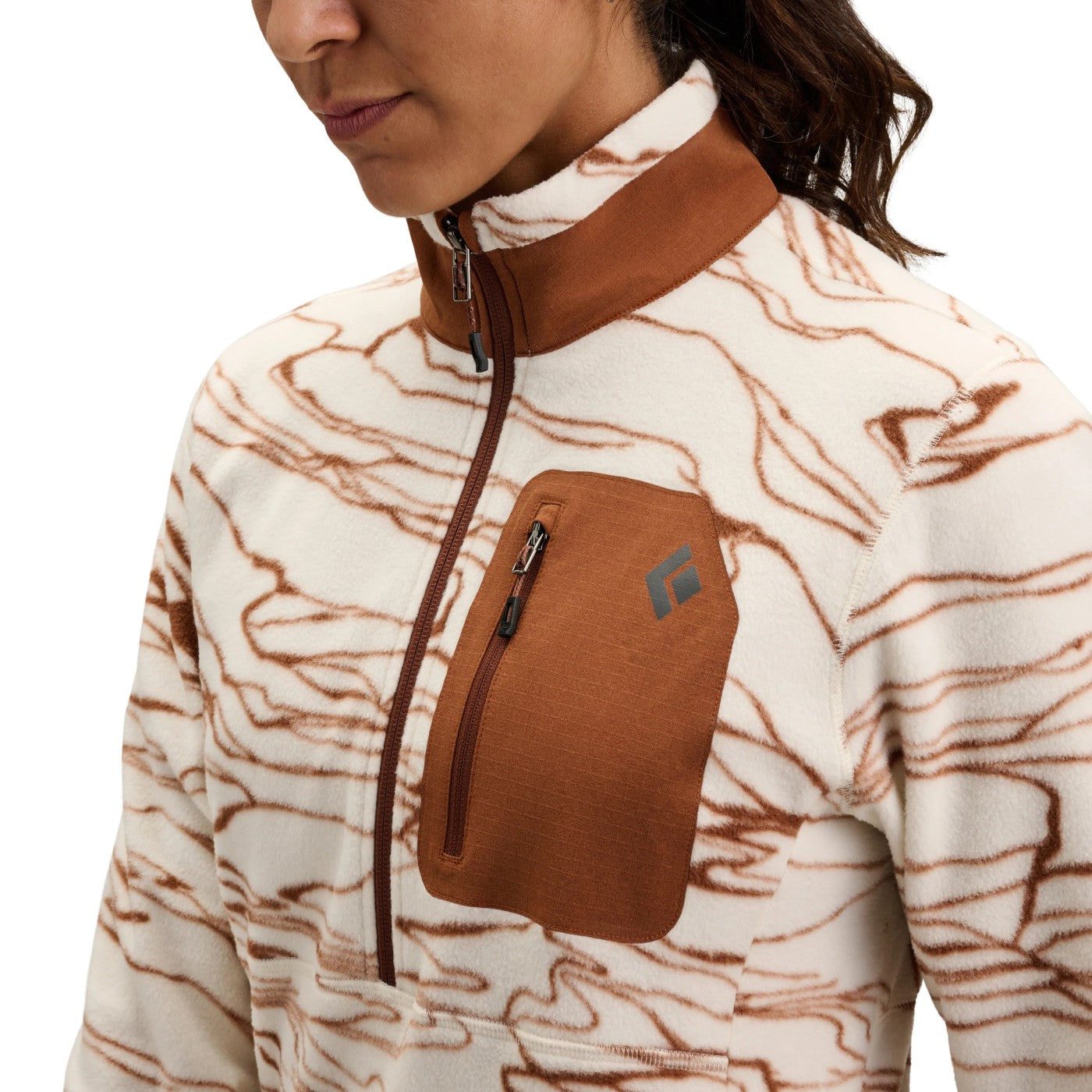 Veste polaire Black Diamond Rift à demi-zip - Femme