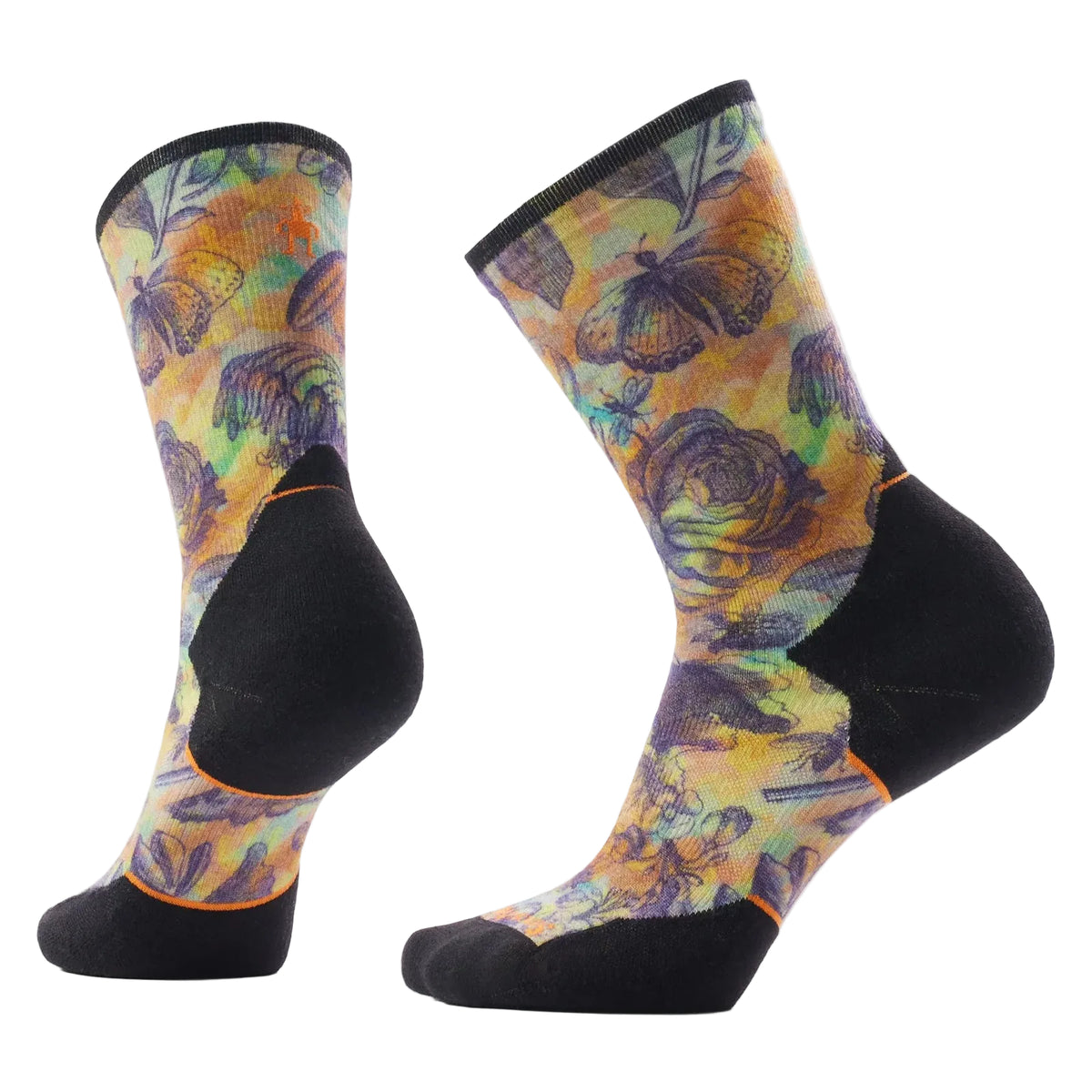 Chaussettes Smartwool Trail Run Floral Party Crew Femme