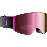 Atomic Four Q L Signature ski goggles in Black and Pink