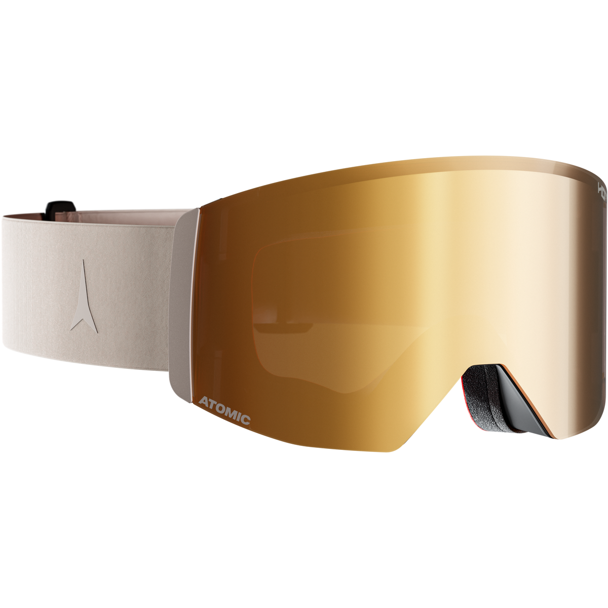 Atomic Four Q M HD Photo ski goggles in Sand