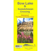 Gemtrek map Bow Lake &  Saskatchewan Crossing