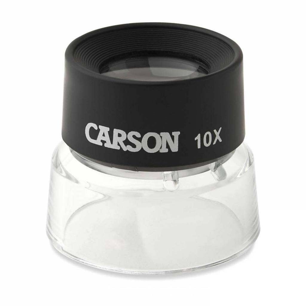 Carson LumiLoupe 10x Stand Magnifier