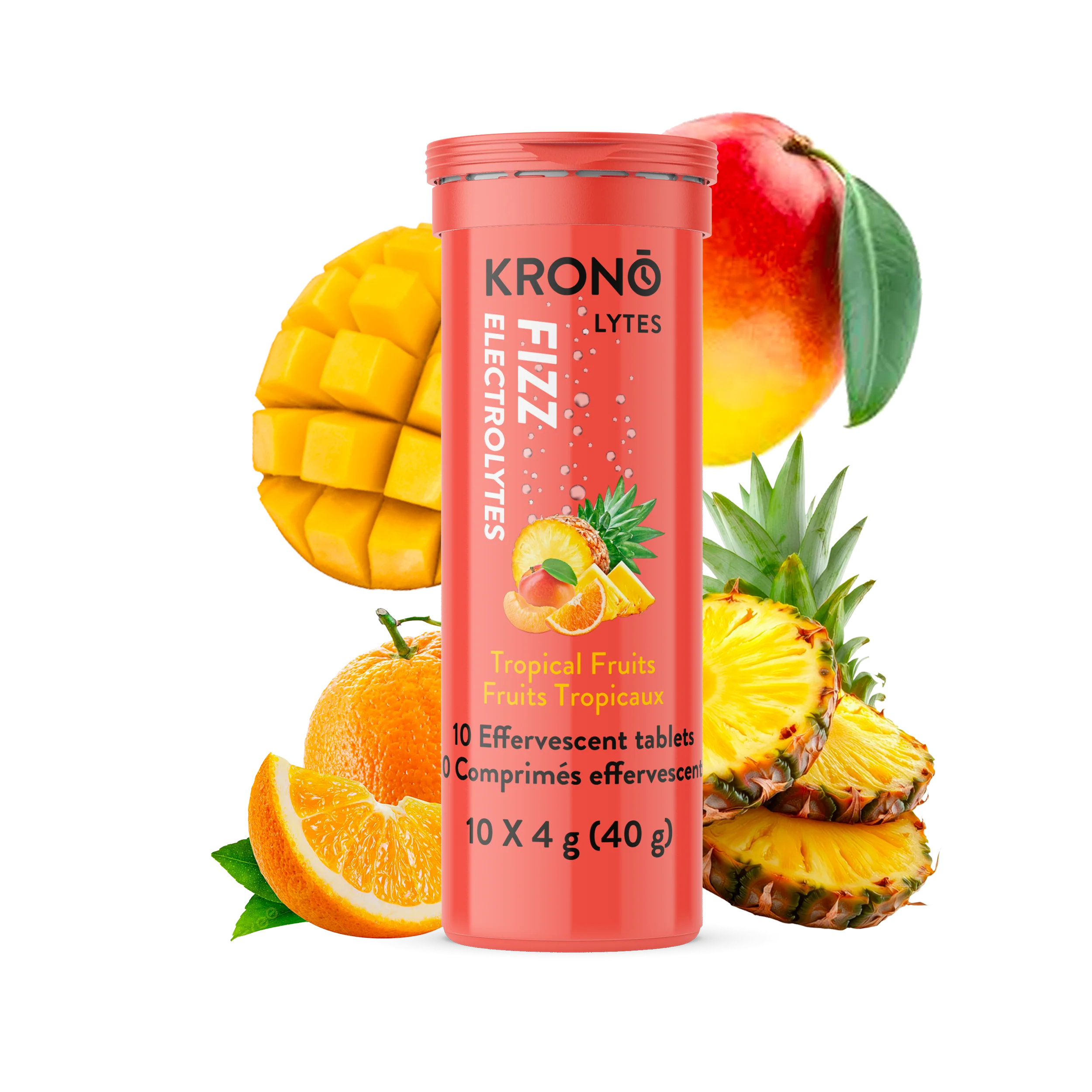 Krono Effervescent Electrolytes Tropical Fruits