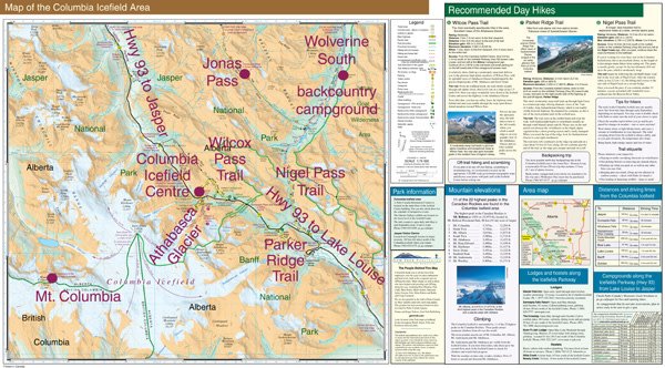 Gemtrek map Columbia Icefield
