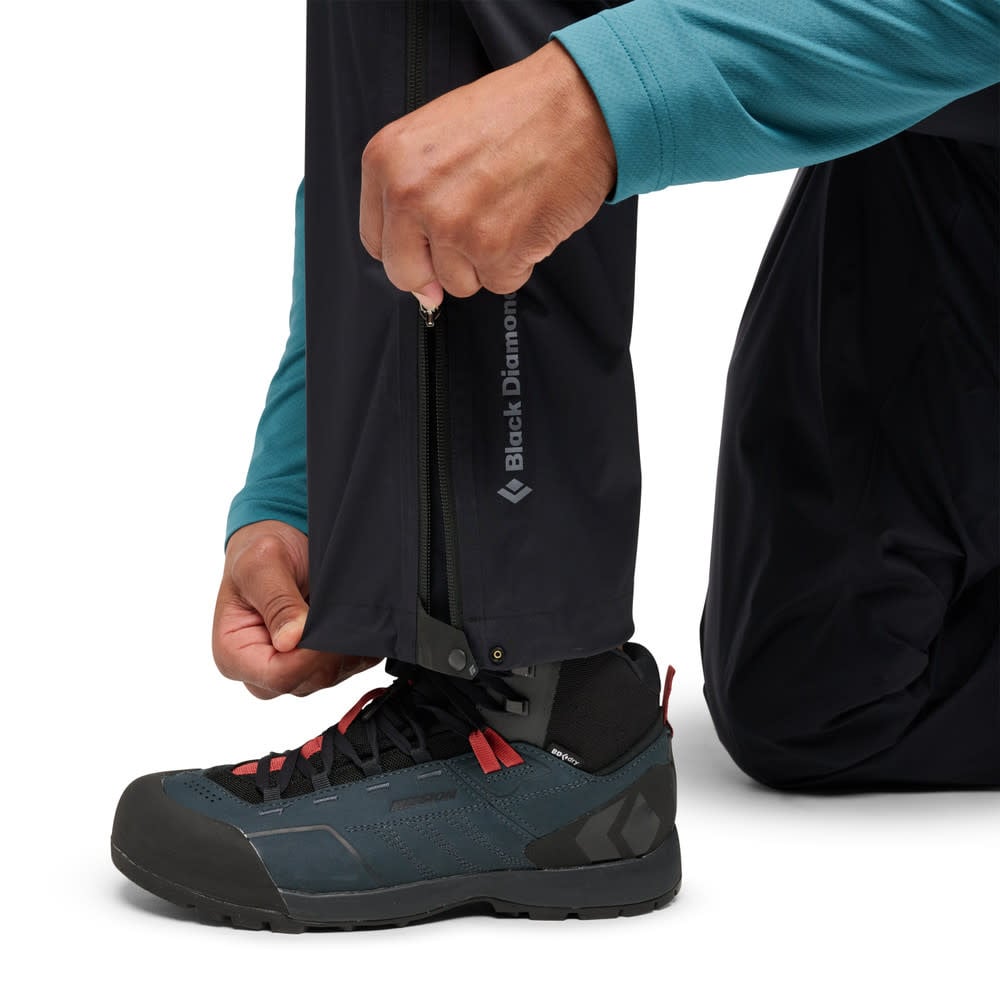 Black Diamond Fineline Stretch Full Zip Pants - Men
