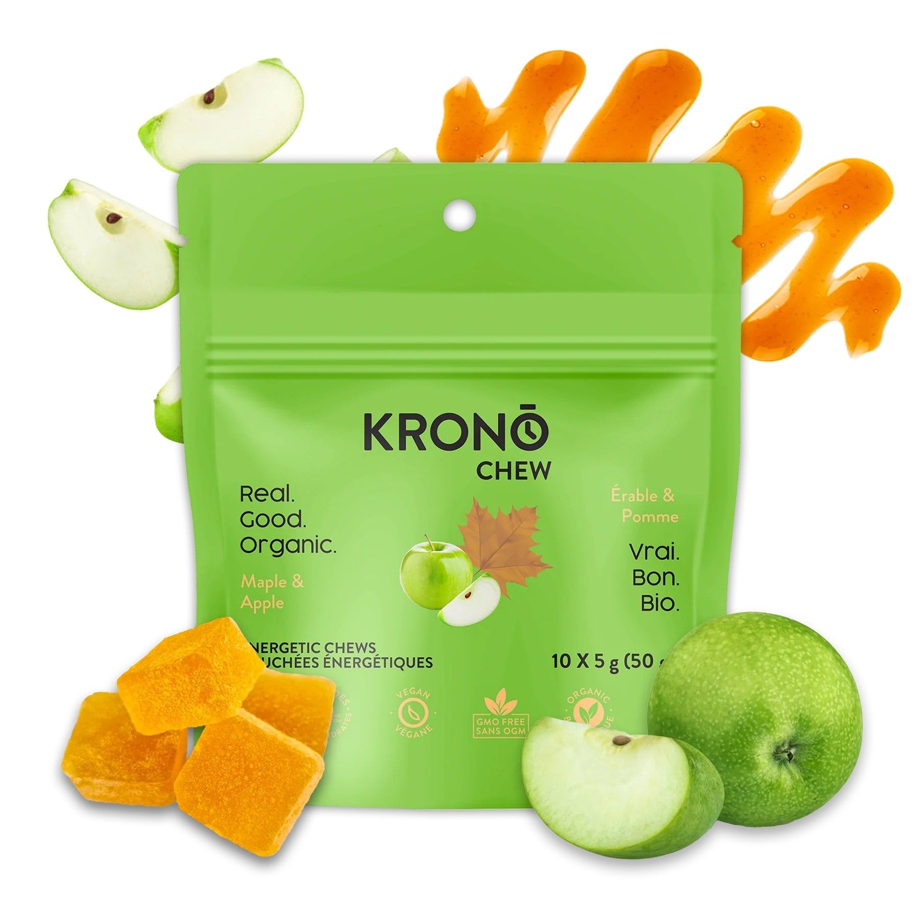 Krono Energetic Chews Maple + Apple