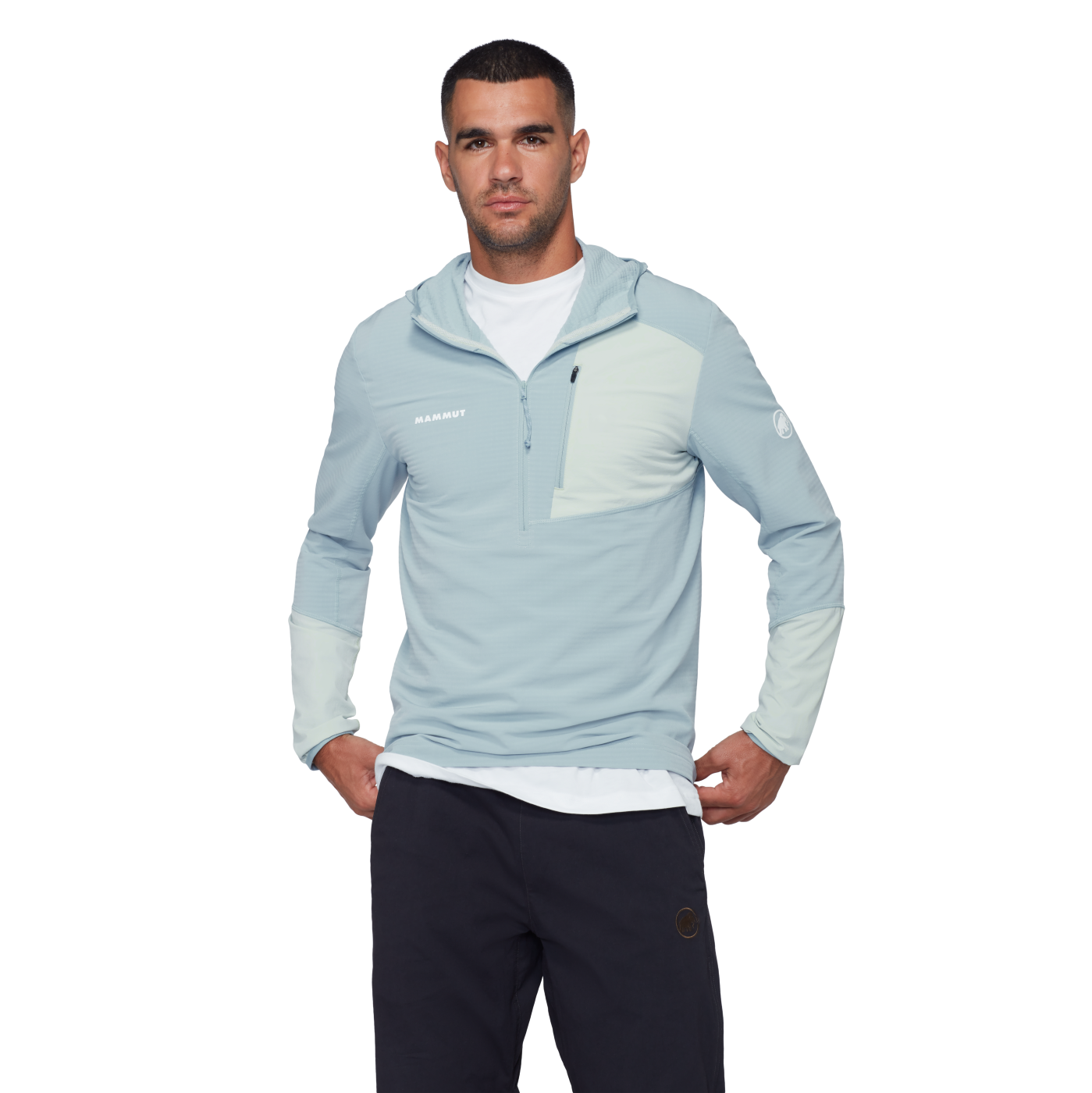 Chandail Mammut Madris Light ML Half Zip - Hommes