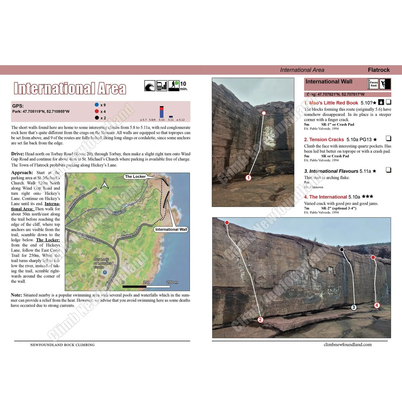 Newfoundland Rock Climbing Guidebook