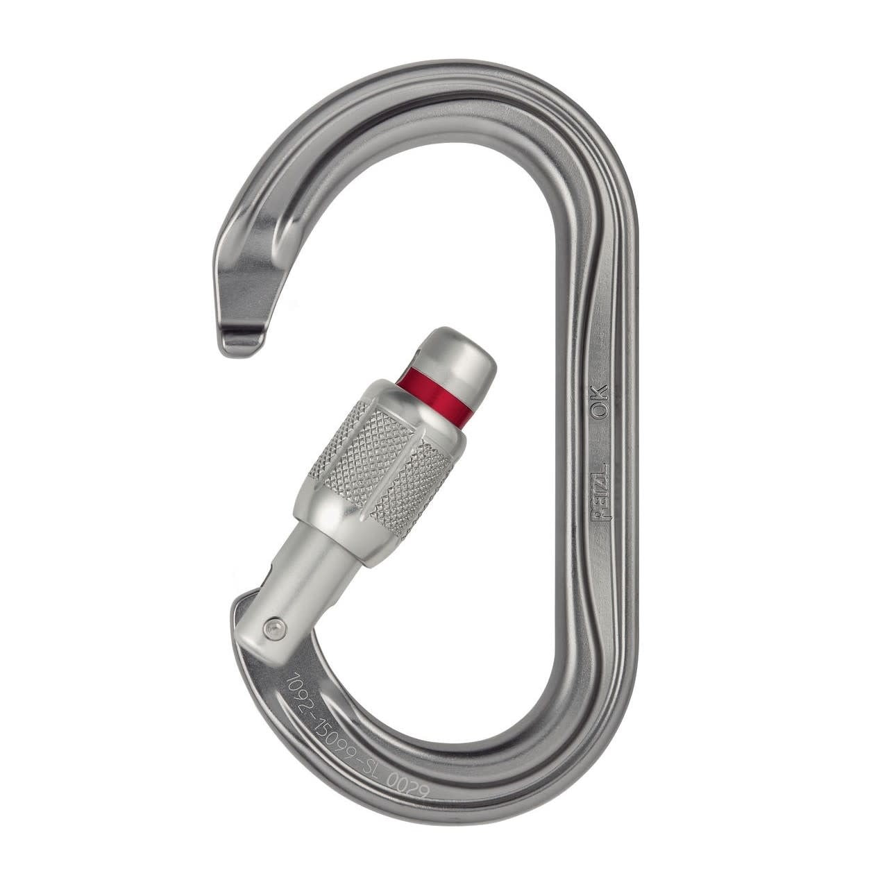 Petzl OK Oval Screw Lock Carabiner