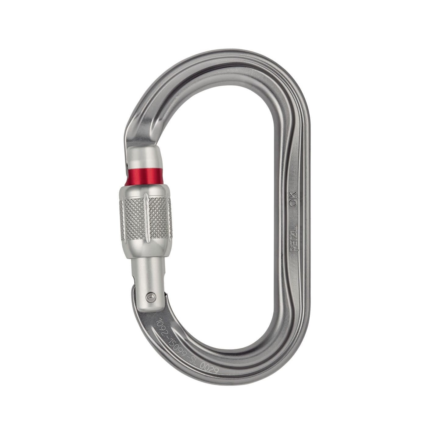 Petzl OK Oval Screw Lock Carabiner