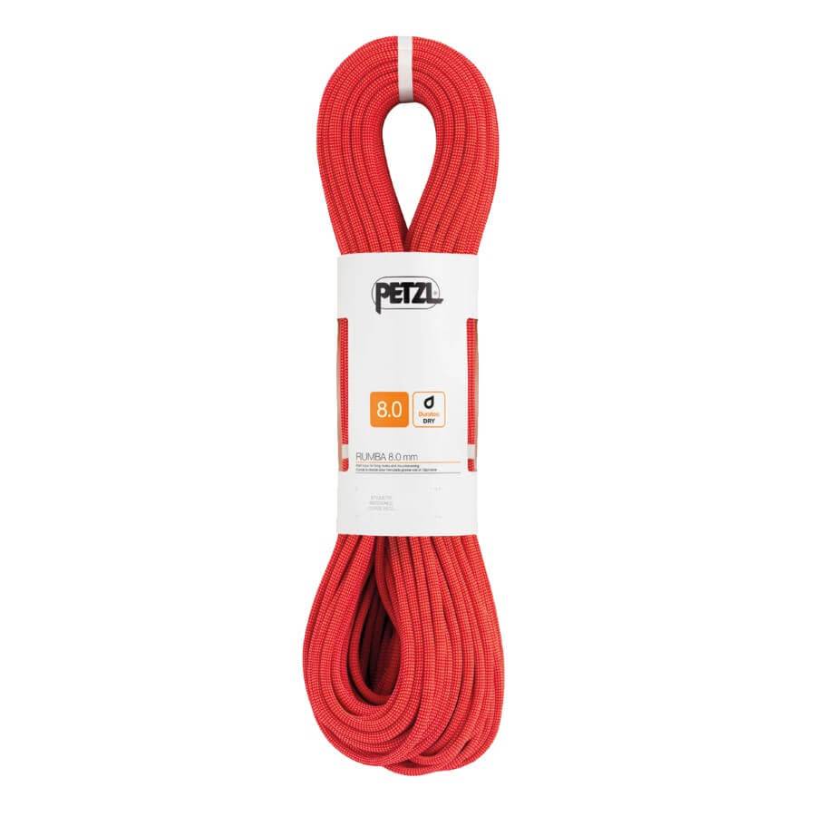 Petzl Rope Labels Petzl Rumba 8.0mm Dry rope | Vertical Addiction