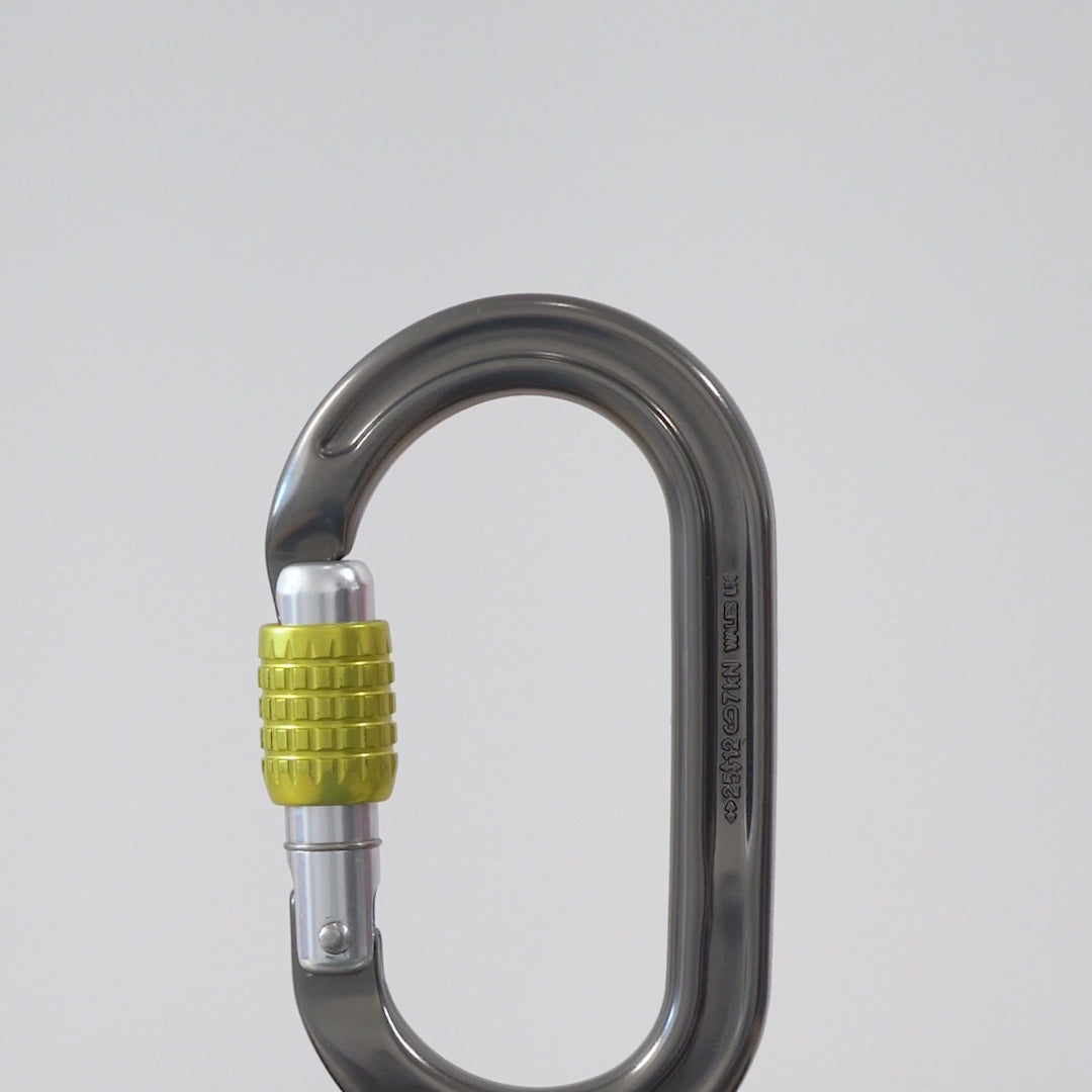 Load video: DMM Ceros Locksafe Carabiner