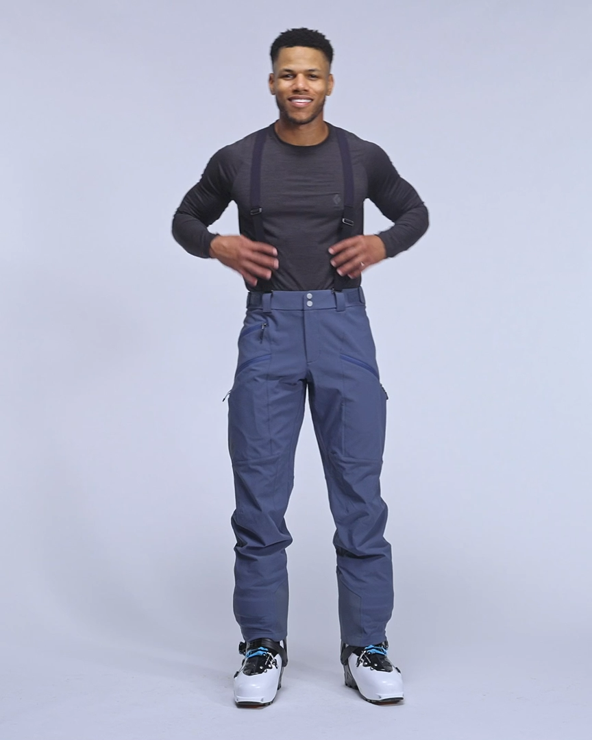 Charger la vidéo : Pantalon en softshell Black Diamond Dawn Patrol - Homme