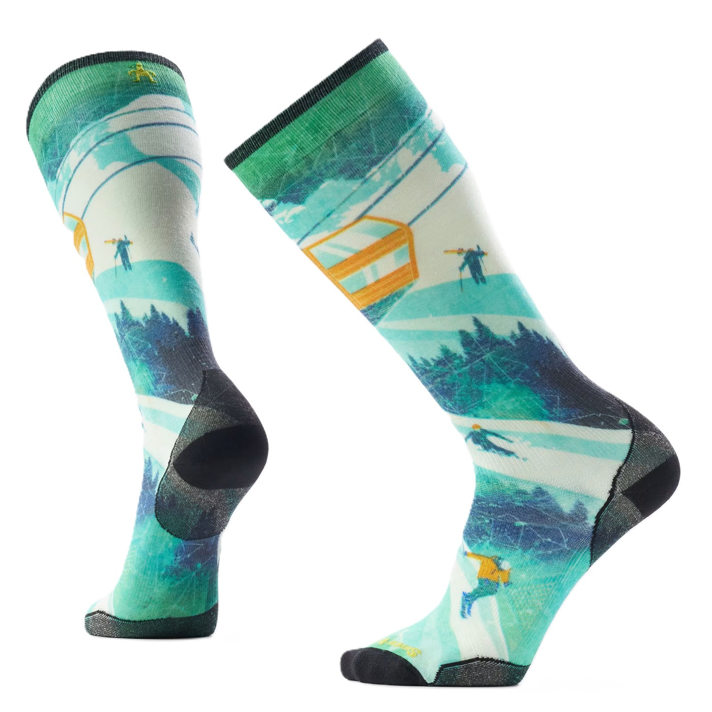 Smartwool Ski Zero Cushion Ski Day Print Socks