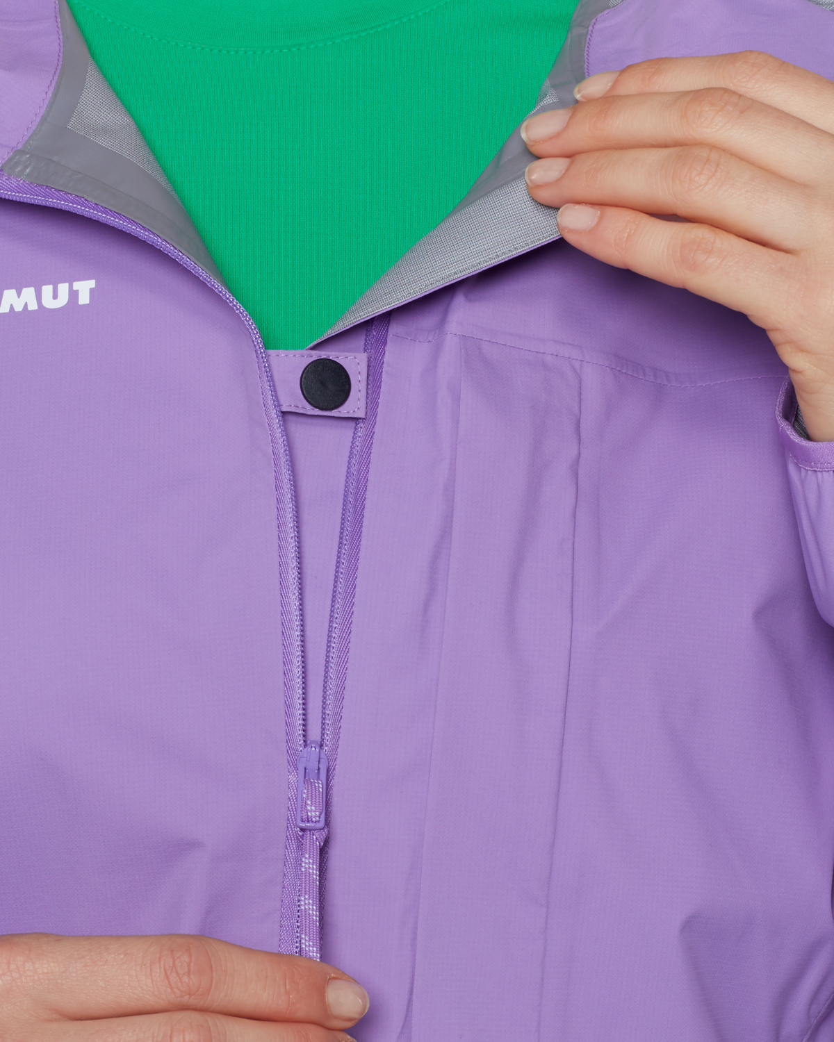 Manteau à capuchon Mammut Ducan Light HS - Femme