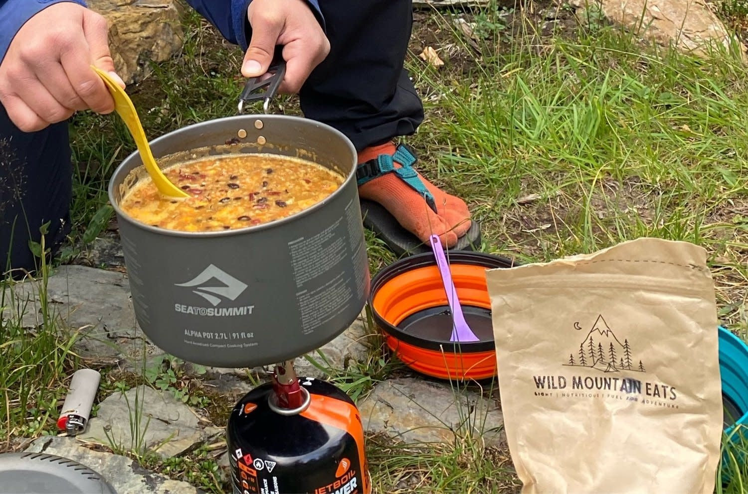 Wild Mountain Eats Black Bean Stew